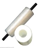 (6 RLS) CORELESS STRETCH PALLET WRAP 20" 2000 FEET + PLASTIC DISPENSER 6 ROLLS
