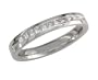 Platinum 1/4ctw Princess-cut Diamond  Band (G, VS2)