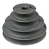 Bore V-Groove 4 Step Pulley, 1/2