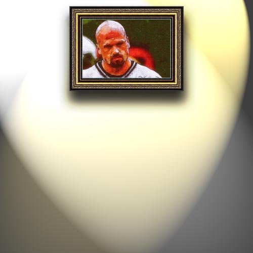 Completely Handpainted American Football Sport Painting, Custom Order FL7721, Oil on Canvas, with Option to Paint Jerry, Brett & Co. from Any Other Favorite Photograph or Picture, Unframed, Size 25'' x 38