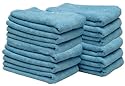 12 Pack Cobra Blue All Purpose Microfiber Towels