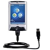 Classic Straight USB Cable for the HP iPAQ rx3100 with Power Hot Sync and Charge capabilities - Gomadic Brand w/ TipExchange Technology