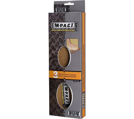 Magnum M-Pact Sockliner Shoe Inserts,Grey,10 M US On Sale