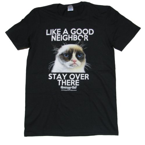 Grumpy Cat Good Neighbor Adult T-shirt