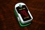 Concord Emerald Finger Pulse Oximeter with free carrying case, lanyard and protective cover