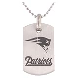 Men’s NFL Titanium Dog Tag with Chain- Patriots