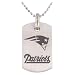 Men's NFL Titanium Dog Tag with Chain- Patriots