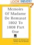 Memoirs of Madame de Remusat