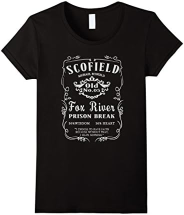 Women's Michael Scofield shirt Medium Black