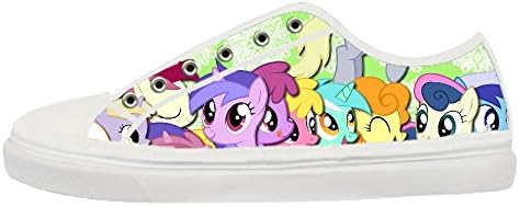 CUUPPER Anime Tokyo Japanese Custom My Little Pony Women's Canvas Shoes Footwear Sneakers Flat Shoes