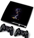 Bundle Monster Vinyl Skin Sticker For PlayStation PS3 S SLIM Game Console - Cover Protector Art Decal - Jaguar