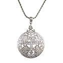 Writers of the Good Word Silver Tone Necklace