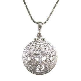 Writers of the Good Word Silver Tone Necklace