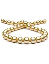 Golden South Sea Pearl Necklace - 9.1-12.7mm AA+/AAA
