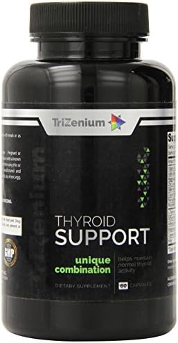 TriZenium Thyroid Support to Maintain Normal Thyroid Activity, 60 Count