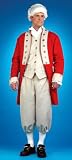 Colonial British Redcoat Adult Costume British Soldier Costume 6877