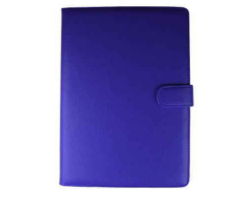 Bundle Monster Amazon Kindle 3 Ebook Synthetic Leather Opening Case Cover Jacket with Interior Compartments - Blue - Fits Kindle 3 (aka Kindle Keyboard) Device ONLY (Released August 2010)