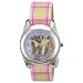 Janusch - 8707 - Montre Fille - Quartz - Analogique - Bracelet Tissu Multicolore