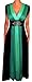 FUNFASH WOMENS PLUS SIZE SLIMMING BLACK COLOR BLOCK LONG MAXI PLUS SIZE DRESS