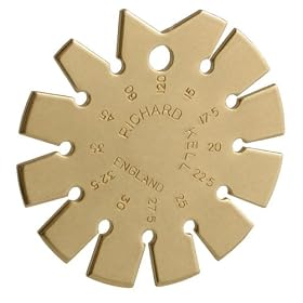 Richard Kell 625-3000 Brass Bevel Gauge by Richard Kell