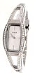 GUESS Watch, Women's Oval Crystal Bracelet G85633L Silver