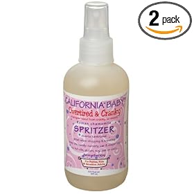 California Baby Aromatherapy Spritzer - Overtired & Cranky, 6.5 oz (Pack of 2)