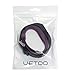Vetoo Replacement Bands for Fitbit Flex,Fashion Silicone Bracelet Wristband Accessory,Pack of 2,Black+Purple