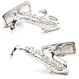 Buy Sax Saxophone Sterling Silver Cufflinks Cuff Links by Cufflinks