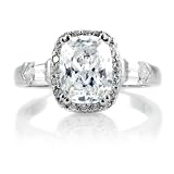 Blakes Cushion Cut CZ Engagement Ring Size 5