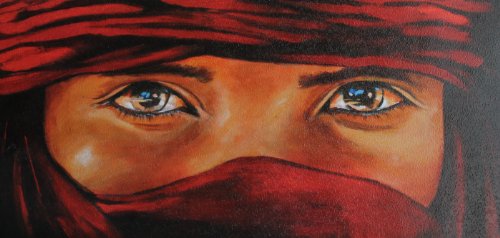 Poster / Kunstdruck 100x50 TUAREG