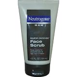 41AYtQEdpVL. SL160  Neutrogena Men Razor Defense Face Scrub, 4.2 Ounce (Pack of 2)