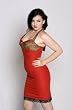 Poison Candy I Love Danger Red Leopard Dress Pin Up Dress Small - XL