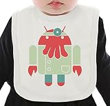 Android Doctor Zoidberg ネクタイを有する有機ビブ Medium