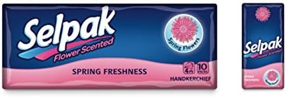 Selpak Pocket Hanky Flower Perfumed Tissue - 10 Sheets/Piece
