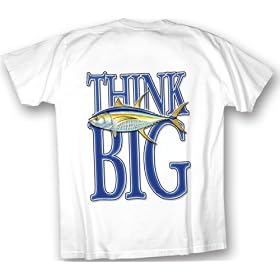 Think Big Yellowfin Tuna Fishing T-Shirt From FishHead Gear