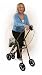 Lightweight 4 Four Wheel Knee Walker Leg Ankle Scooter