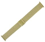 Hadley Roma 18 22mm Fancy Mesh Gold Gp Men Dress Watch Band 41AZ%2Bb65 xL. SL160 Hadley Roma 18 22mm Fancy Mesh Gold Gp Men Dress Watch Band