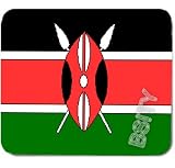 Kenya Kenyanese Kenyan Flag Mousepad Mouse Pad Mat