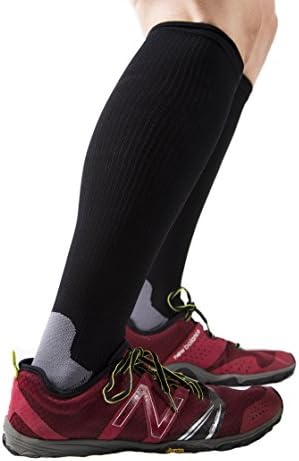 SUPERSAGA 20-30mmHg Graduated Performance Compression Socks - Used For: Crossfit, Running, Long Flights, Weightlifting, MMA, Gaming, Sports