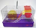 Brand New 2 Level Hamster Rodent Gerbil Rat Mouse Cage-H810-Purple