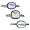 Sterling Silver Green Obsidian Oval, Smoky Square and Lavender Oval Glass Ring Set, Size 5