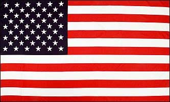 HUGE 8ft x 5ft USA United States America Material Flag