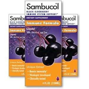 Sambucol Black Elderberry Original Formula 4 Ounces by 