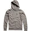 Fox Racing Mr. Clean Front Fleece Men's Hoody Zip Sports Wear Sweatshirt - Graphite
