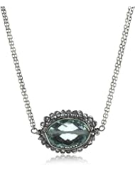 Dana Kellin Everyday Hand -Wrapped Oval Aqua Quartz Necklace