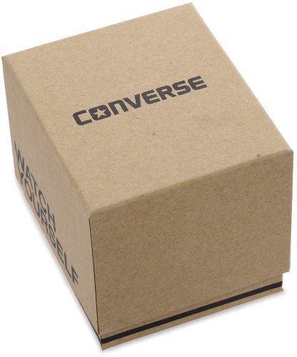 Converse Men's VR012001 Ace Black Digital Dial and Black Canvas Strap Watch