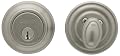 Baldwin 8231.15 Traditional Deadbolt 2-1/8-Inch Door Prep, Satin Nickel