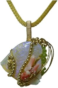Opal Carved Pendent