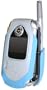Body Glove Traction Case for Motorola V710 - Light Blue/Silver