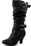 Top Moda Women's Auto-2 Round Toe Dress Boot